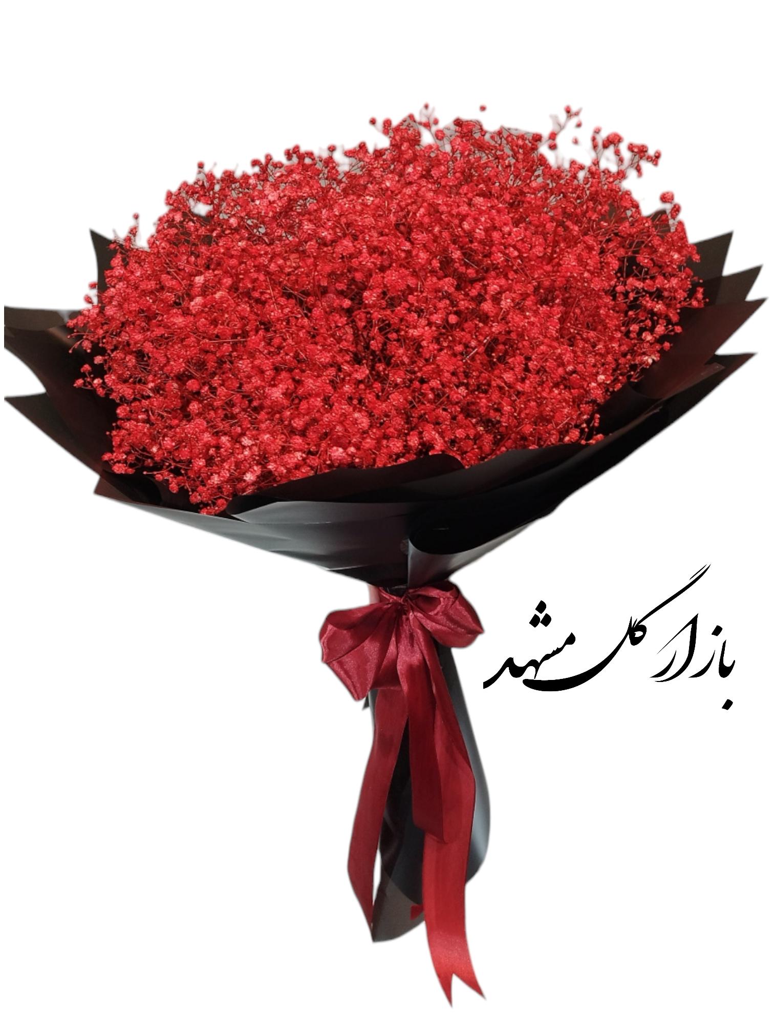 دسته گل عروس ژیپسی بازار گل مشهد