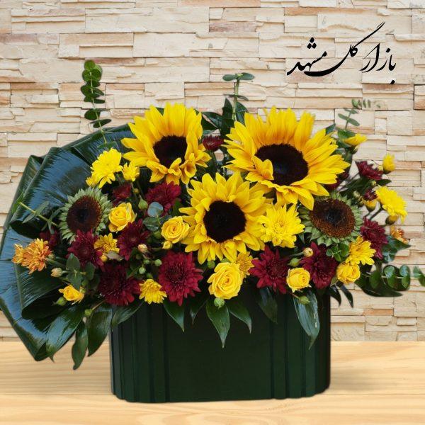 باکس گل تبریک بازار گل مشهد