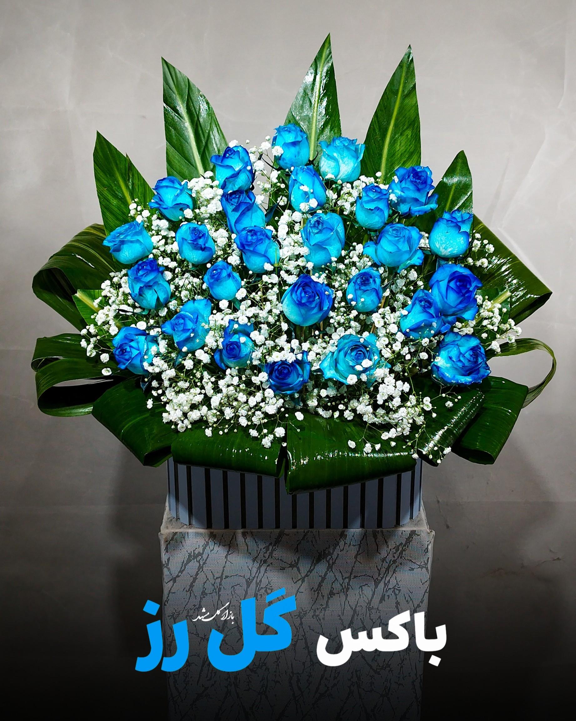 رز آبی بازار گل مشهد