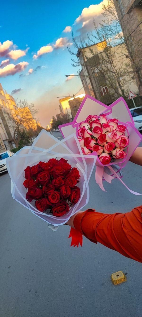 دسته گل رز گلفروشی مشهد