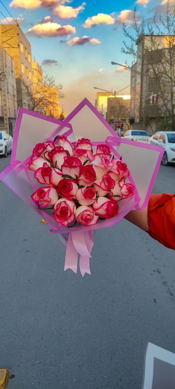 دسته گل رز گلفروشی مشهد