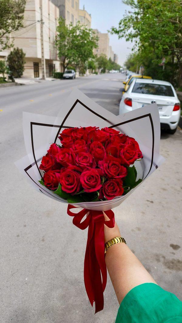 دسته گل رز گلفروشی مشهد