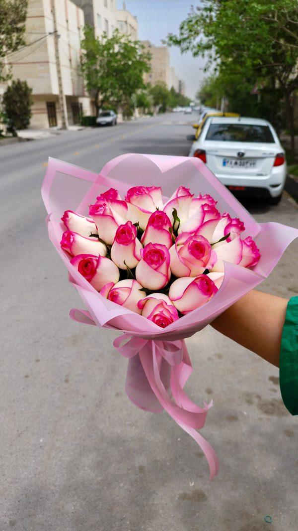 دسته گل رز گلفروشی مشهد
