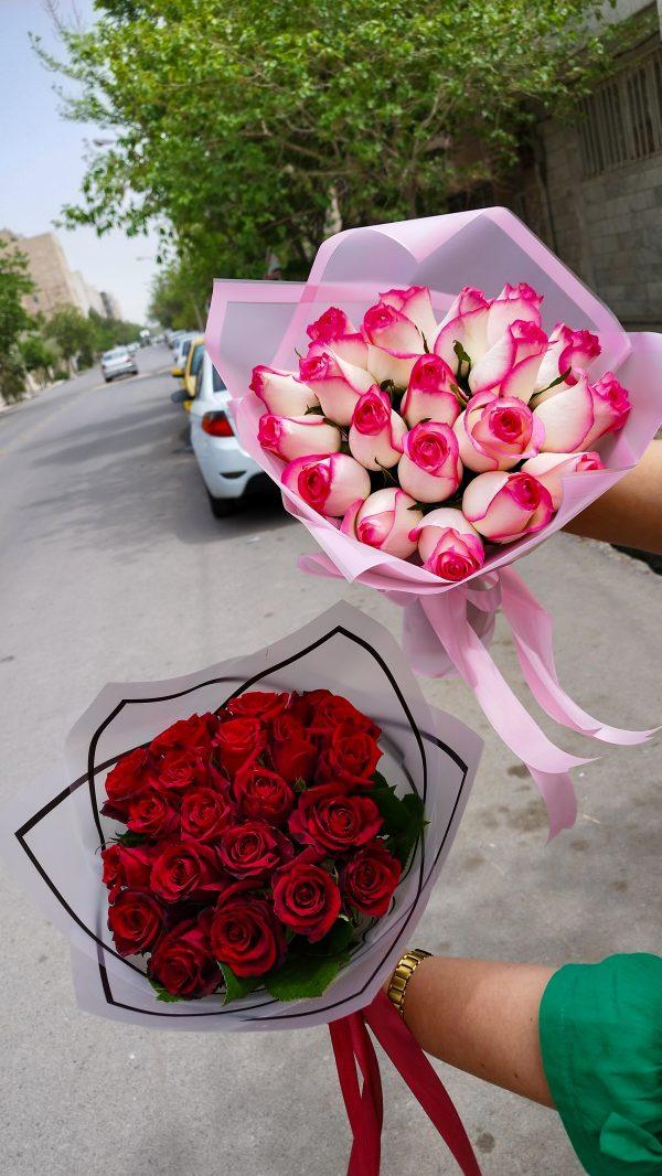 دسته گل 20 شاخه رز هلندی - Image 4