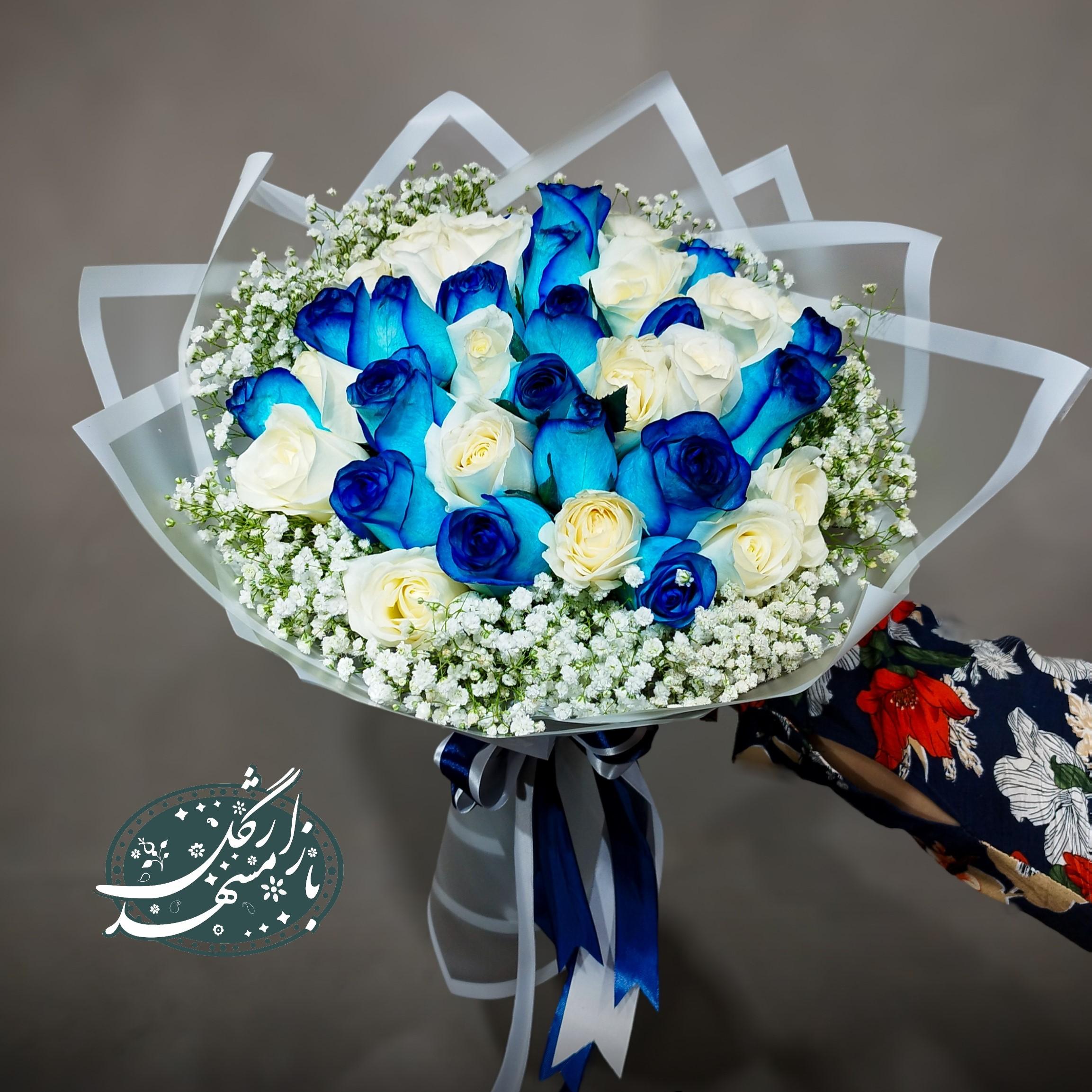 دسته گل رز گلفروشی مشهد
