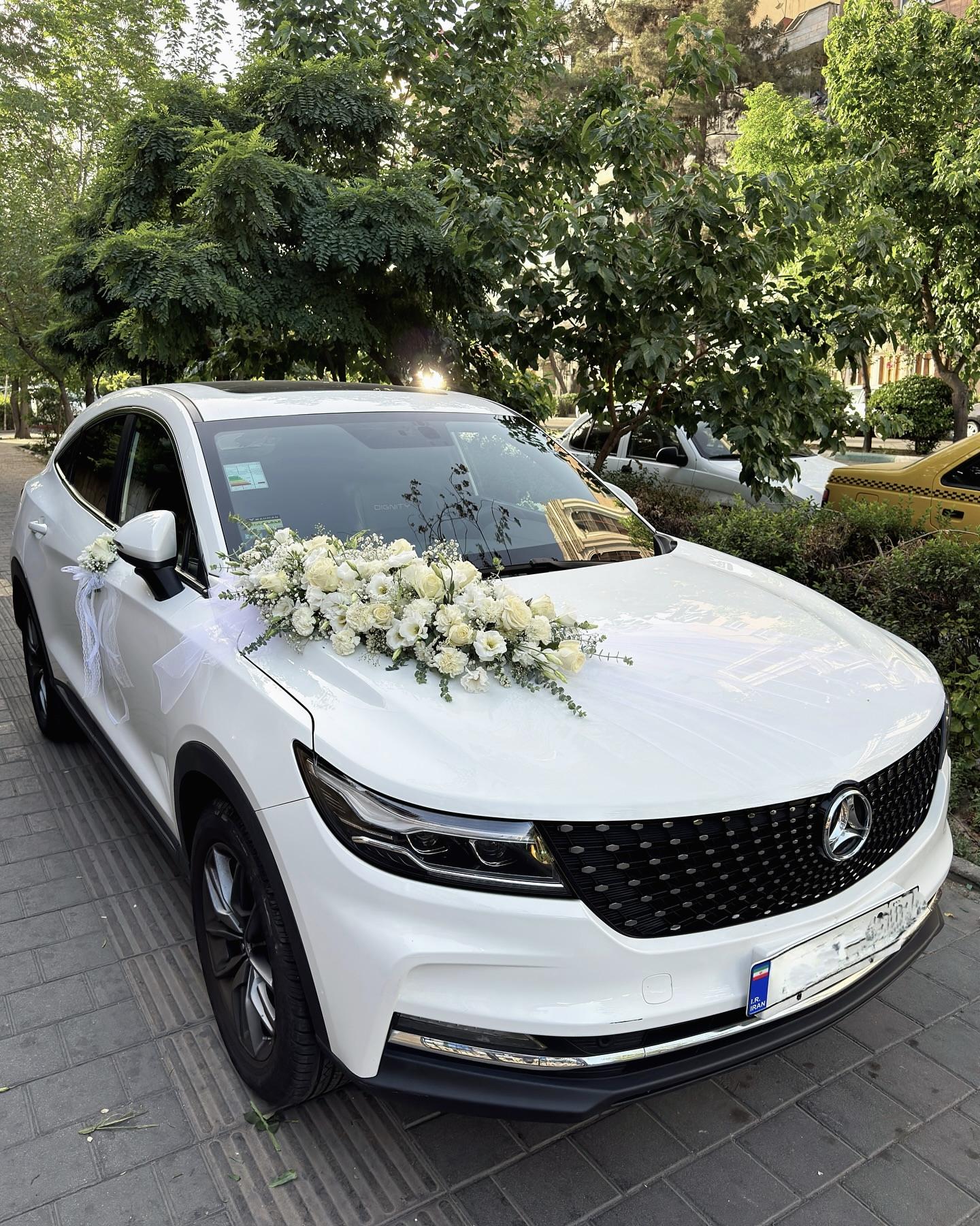دیزاین ماشین عروس گلفروشی مشهد
